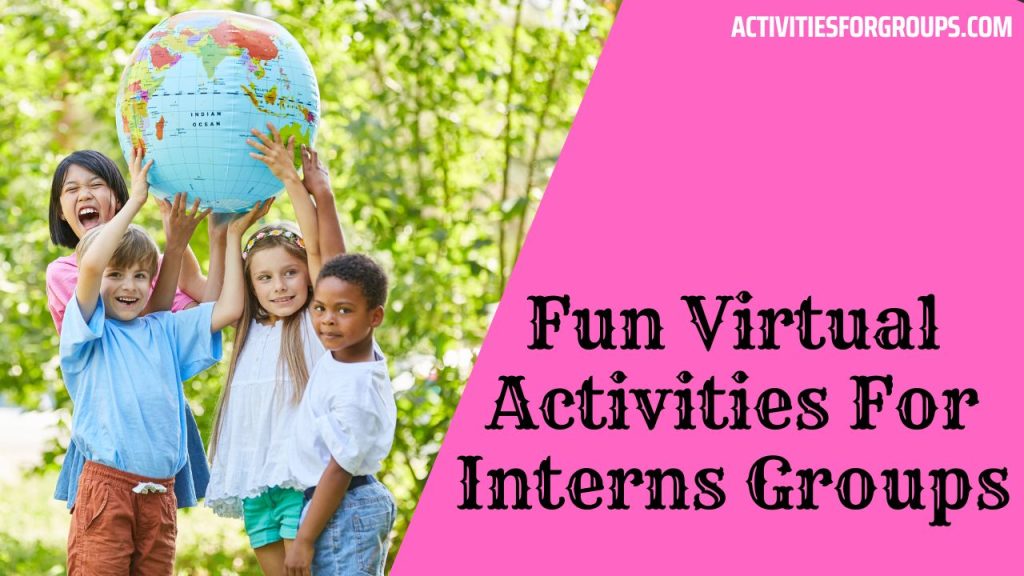 Virtual Group Activities Ideas activities for groups