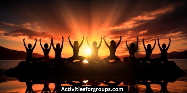 organized group yoga classes