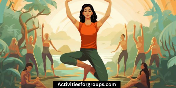 outdoor group yoga sessions