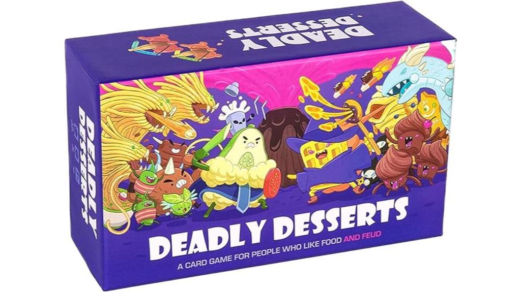 card game with desserts