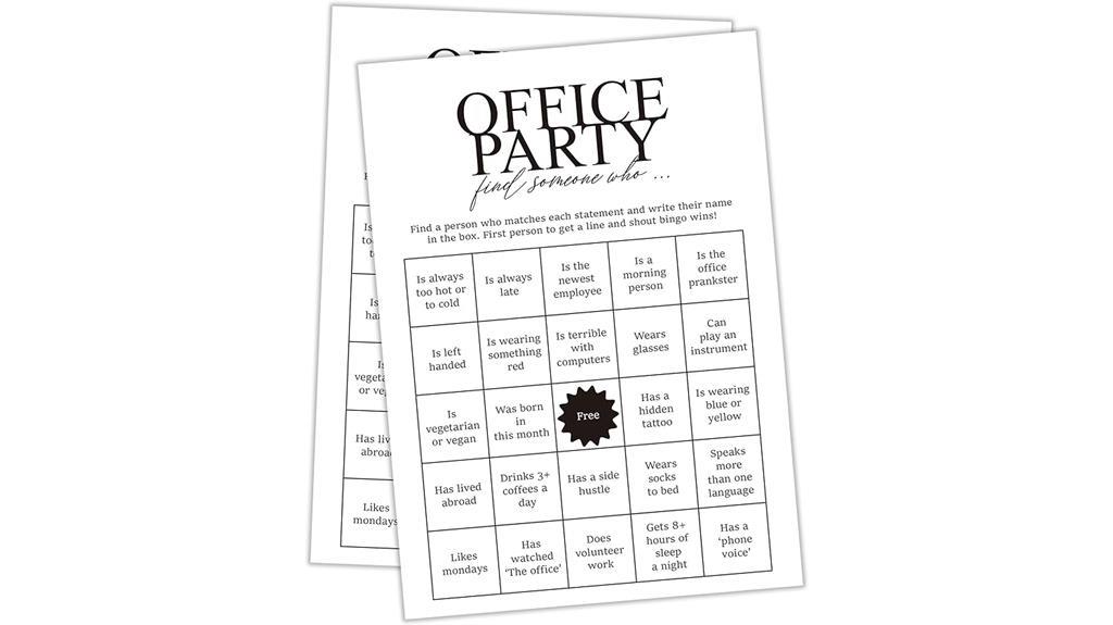 interactive office party game