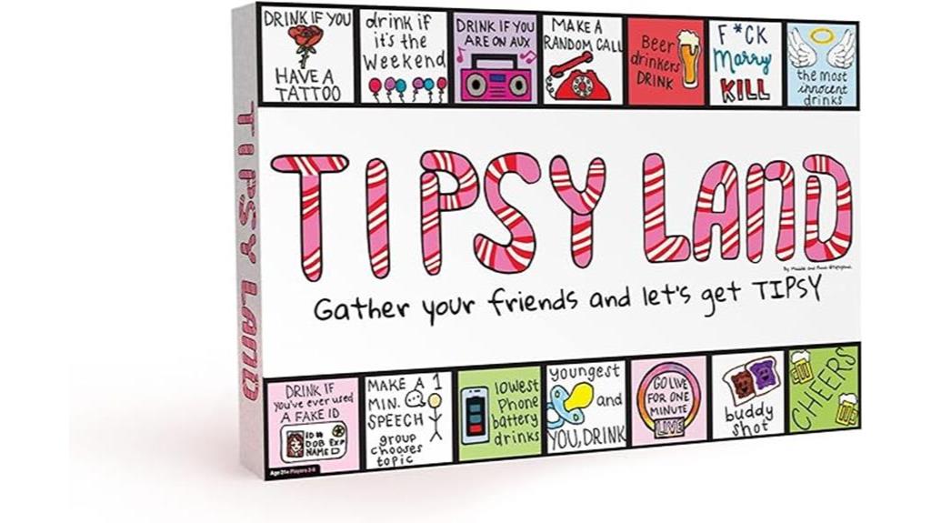 tipsy land game night