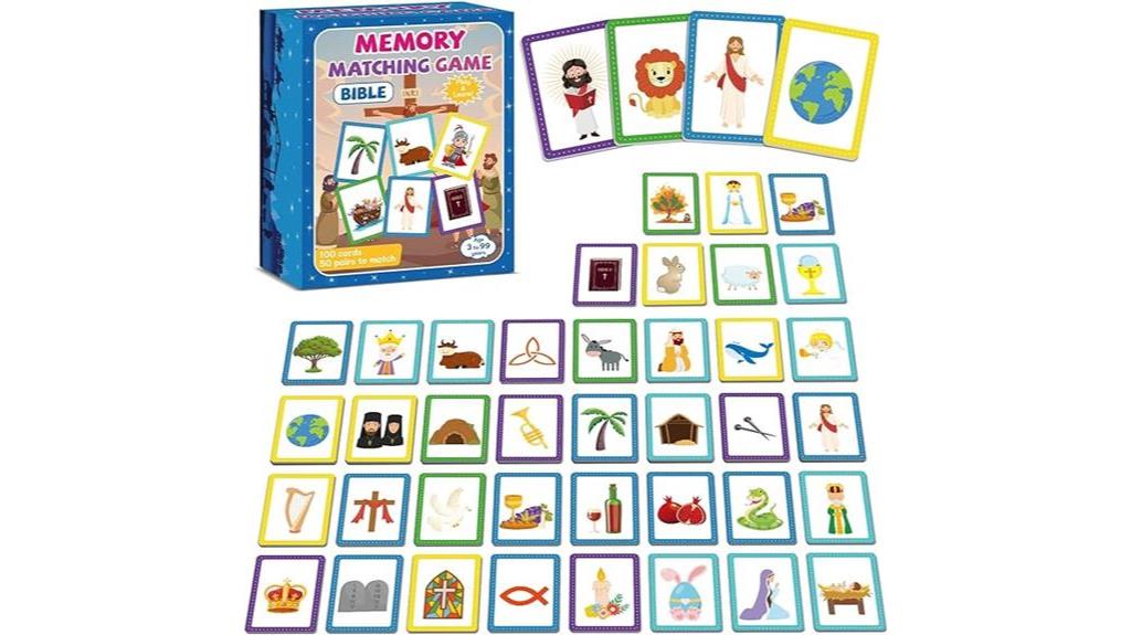 bible memory matching game