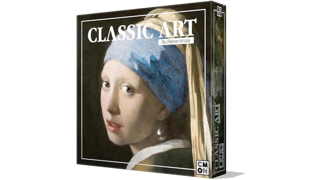 classic art themed board game